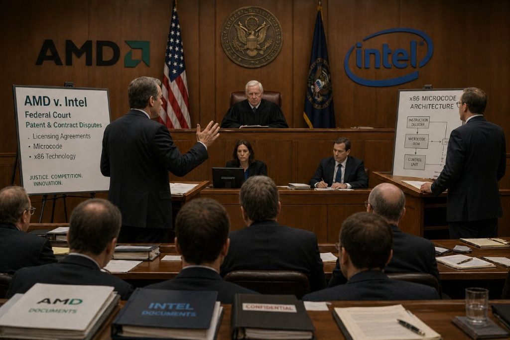 amd vs intel courts 1990s